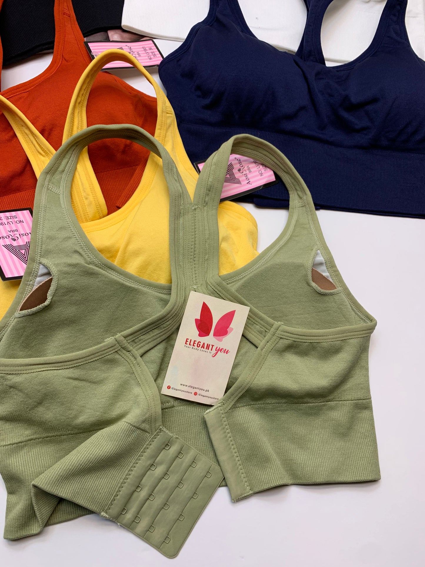 Fit Flex Back Hook Sports Bra for 34-40 size
