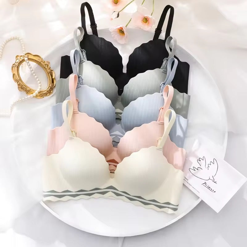 Seamless Double Padded Pushup No Wire Bra