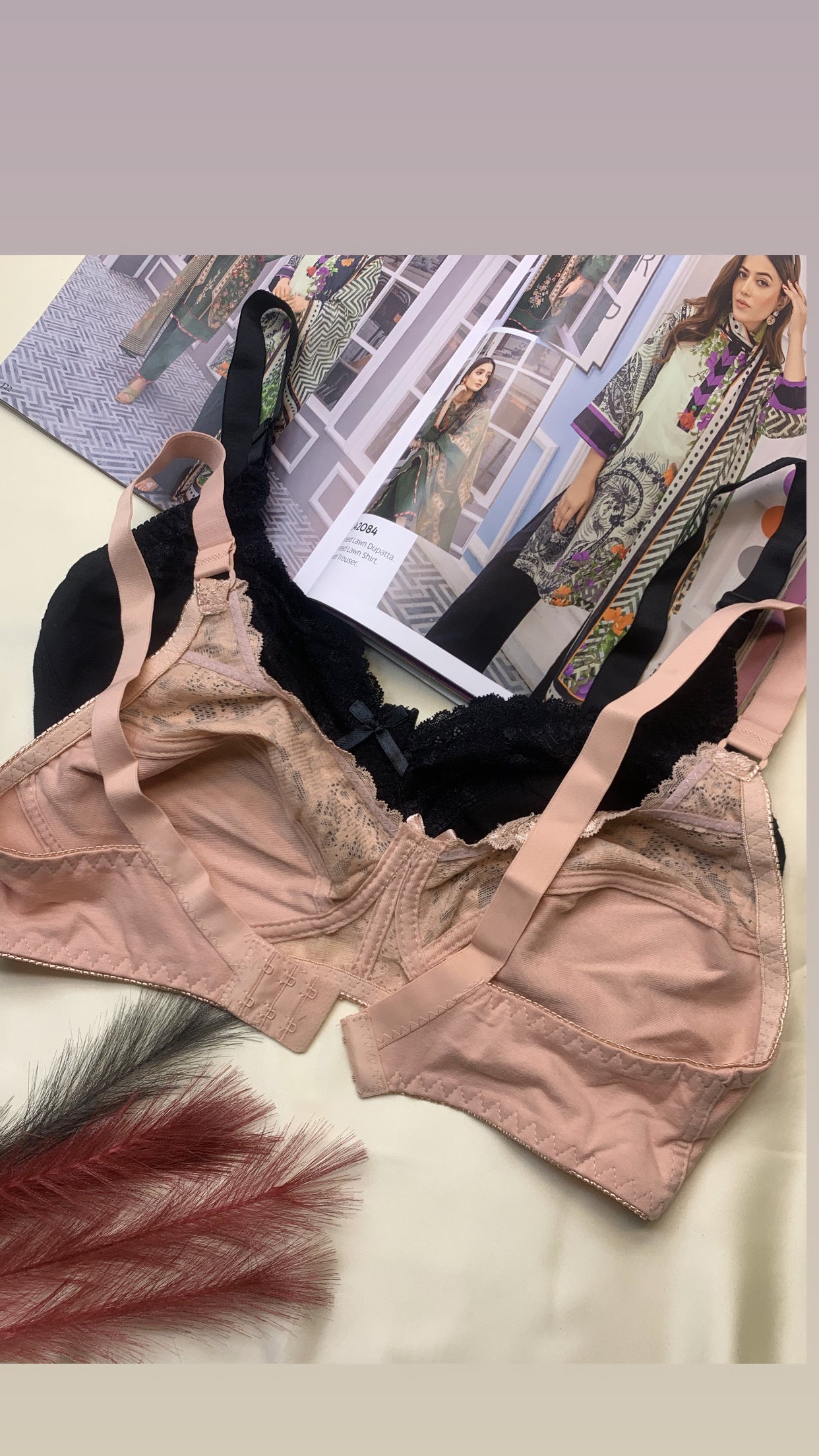 Soft Cotton Half Cup Lace Daily Wear Bra