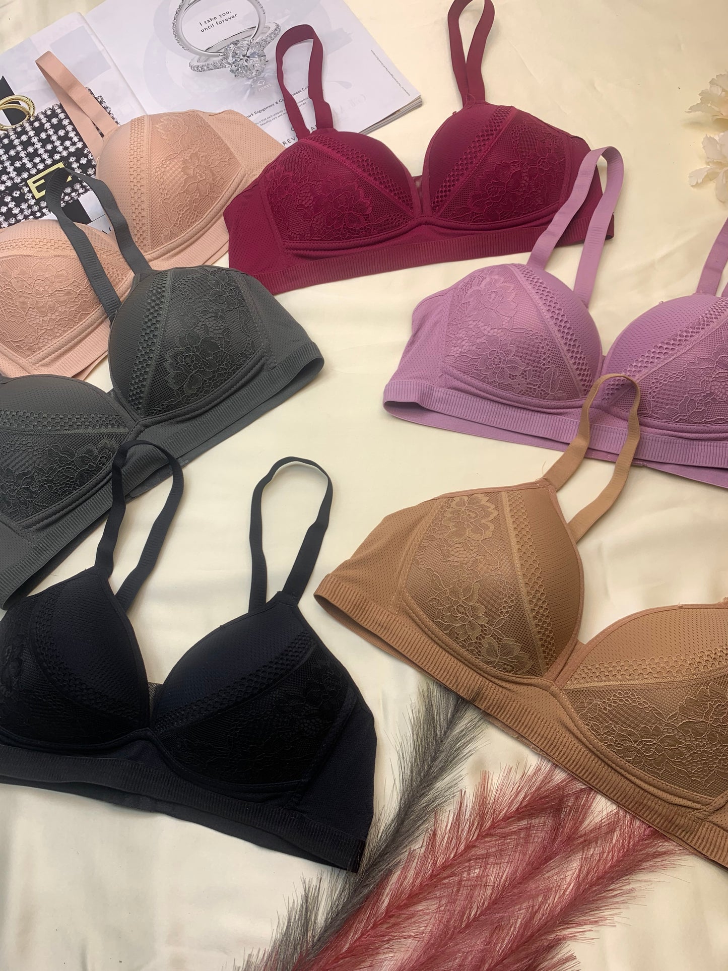 Full Coverage Thin Padded Non Wired Bra
