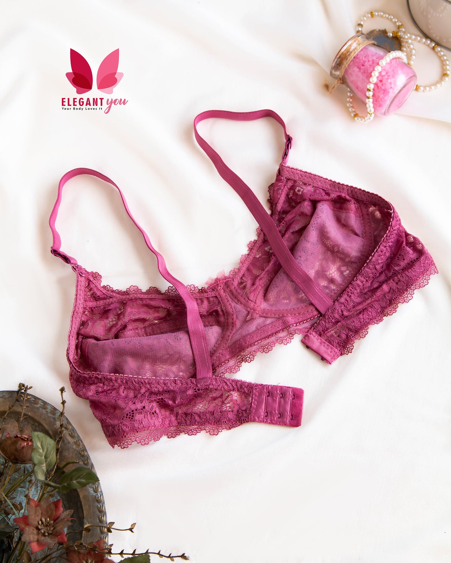 Beautiful Colors Lace Pattern Daily Wear bra (031)