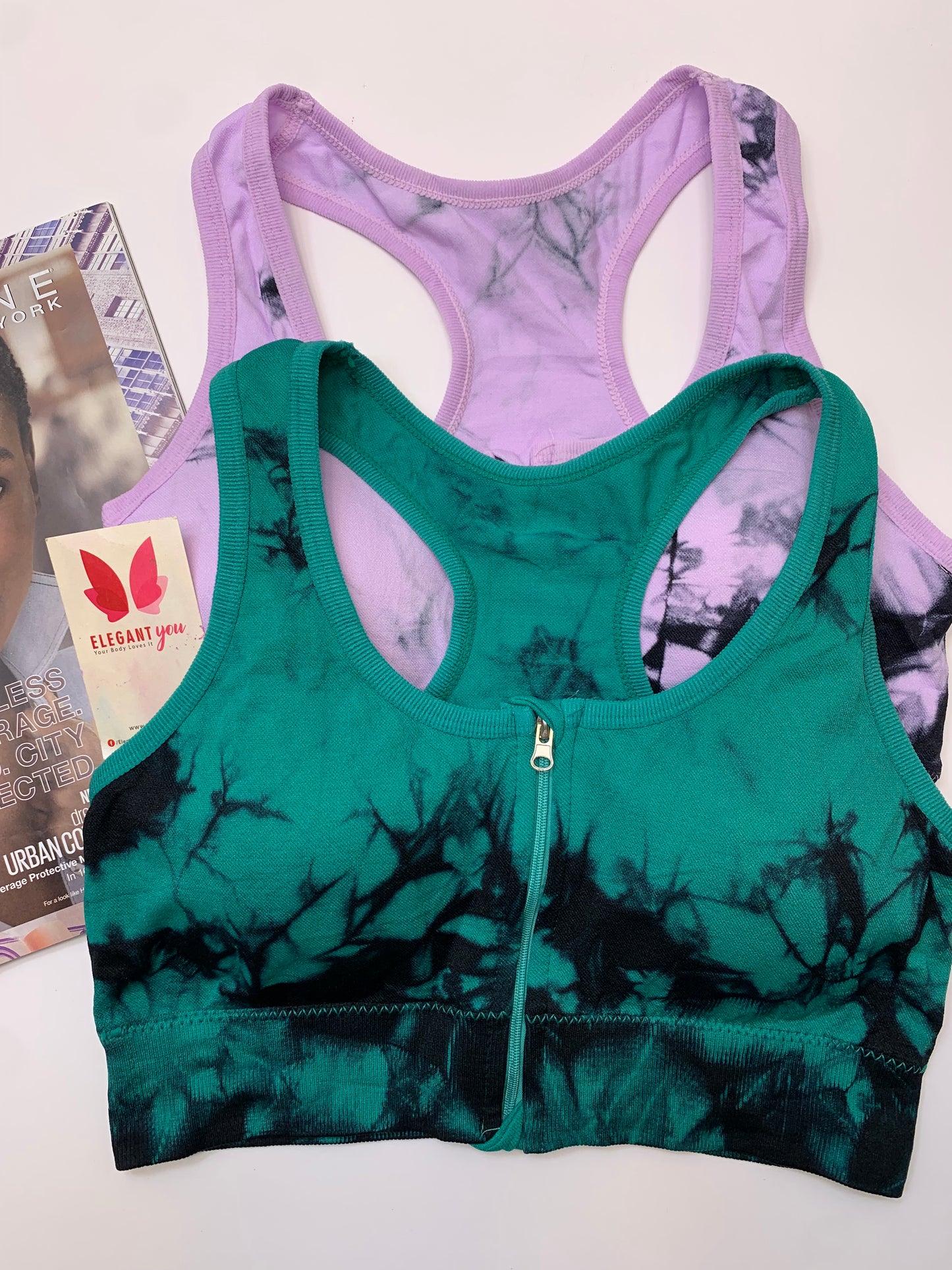 Stylish Tie and Dye Perfect Fit Sports Bra