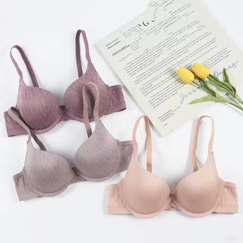 Demi Cup Padded Push-up Wired Bra