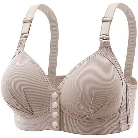 Wide Straps Front button Light Padded Bra