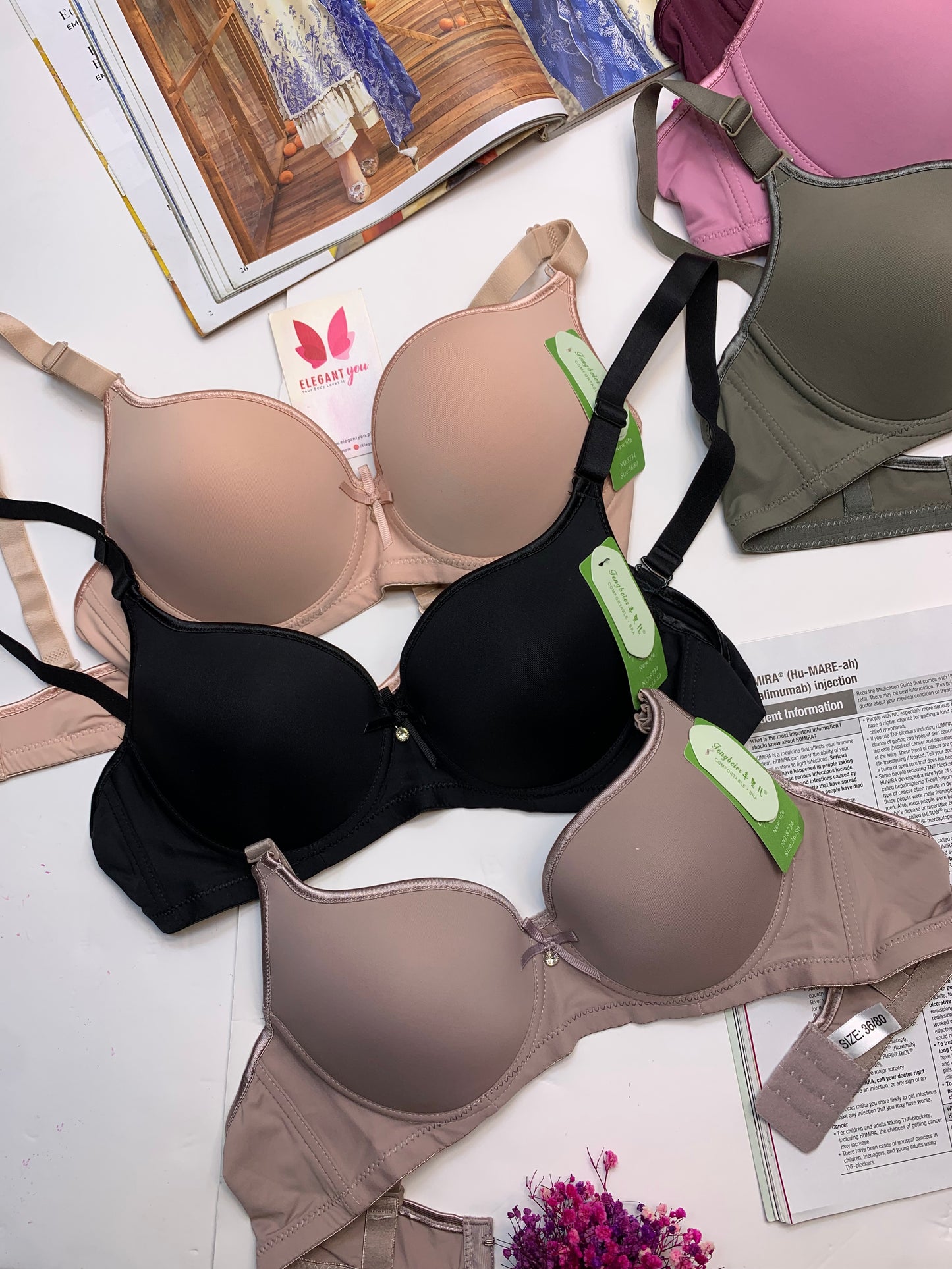 Demi Cup Daily-wear Push-up Bra