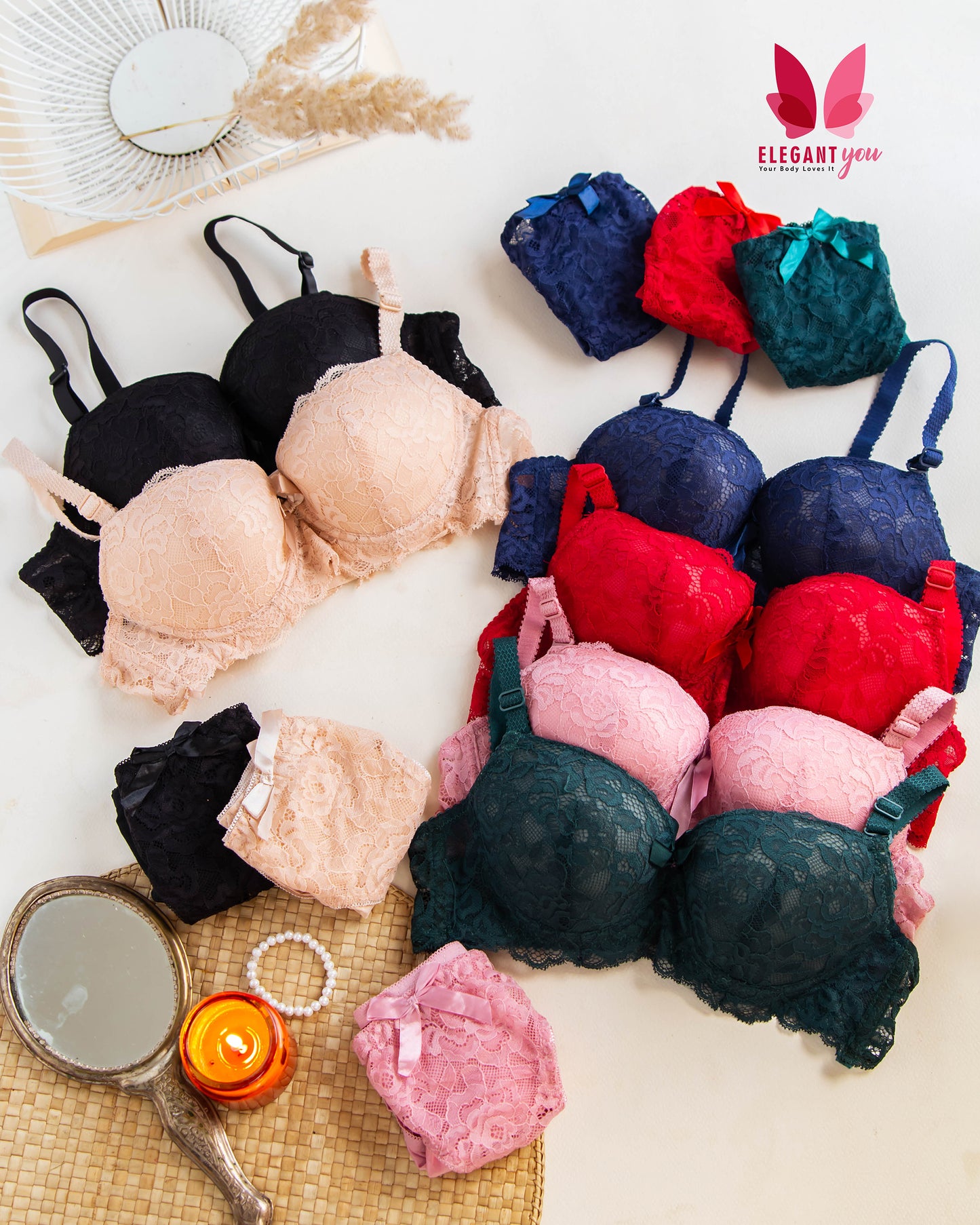 Beautiful Bridal Collection Padded Bra Panty Set