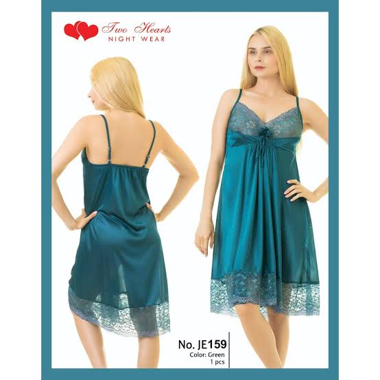 One Piece Elegant Silk Nighty (159)(C15-R1)