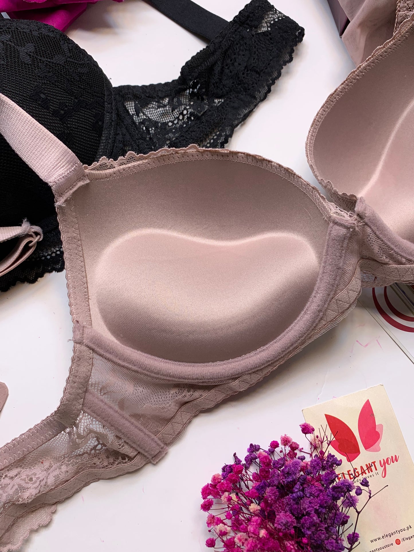 Bridal Padded Pushup Wired Bra set