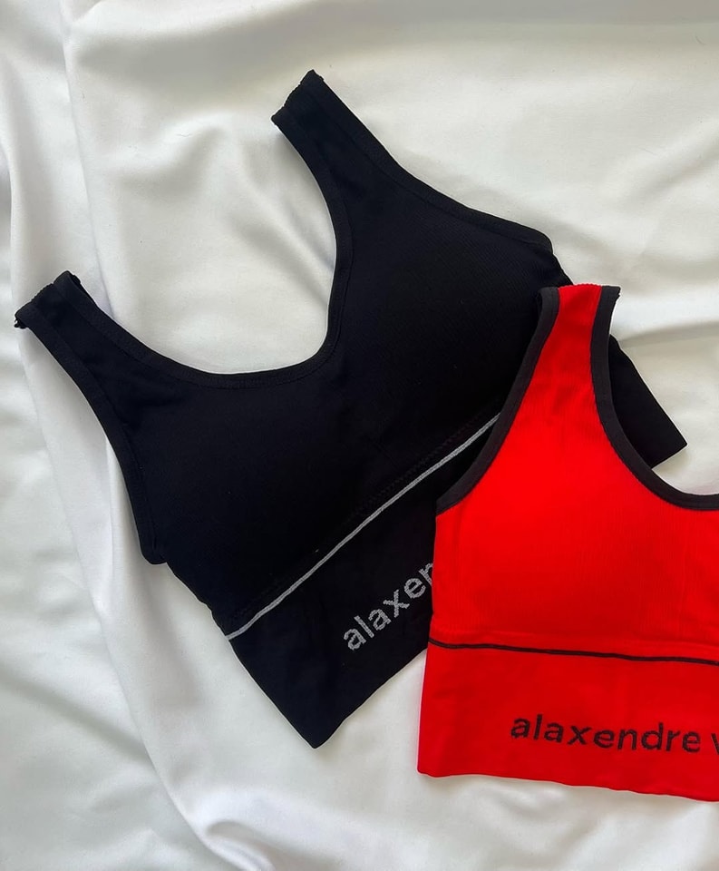 Plus Size Alexender Weng WIDE STRAP SPORTS BRA Free Size For (30-36)