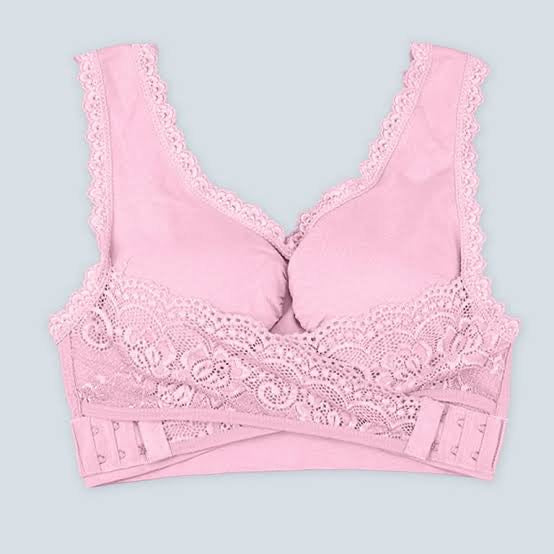 Breathable Cotton Cross Posture Anti Sagging Bra