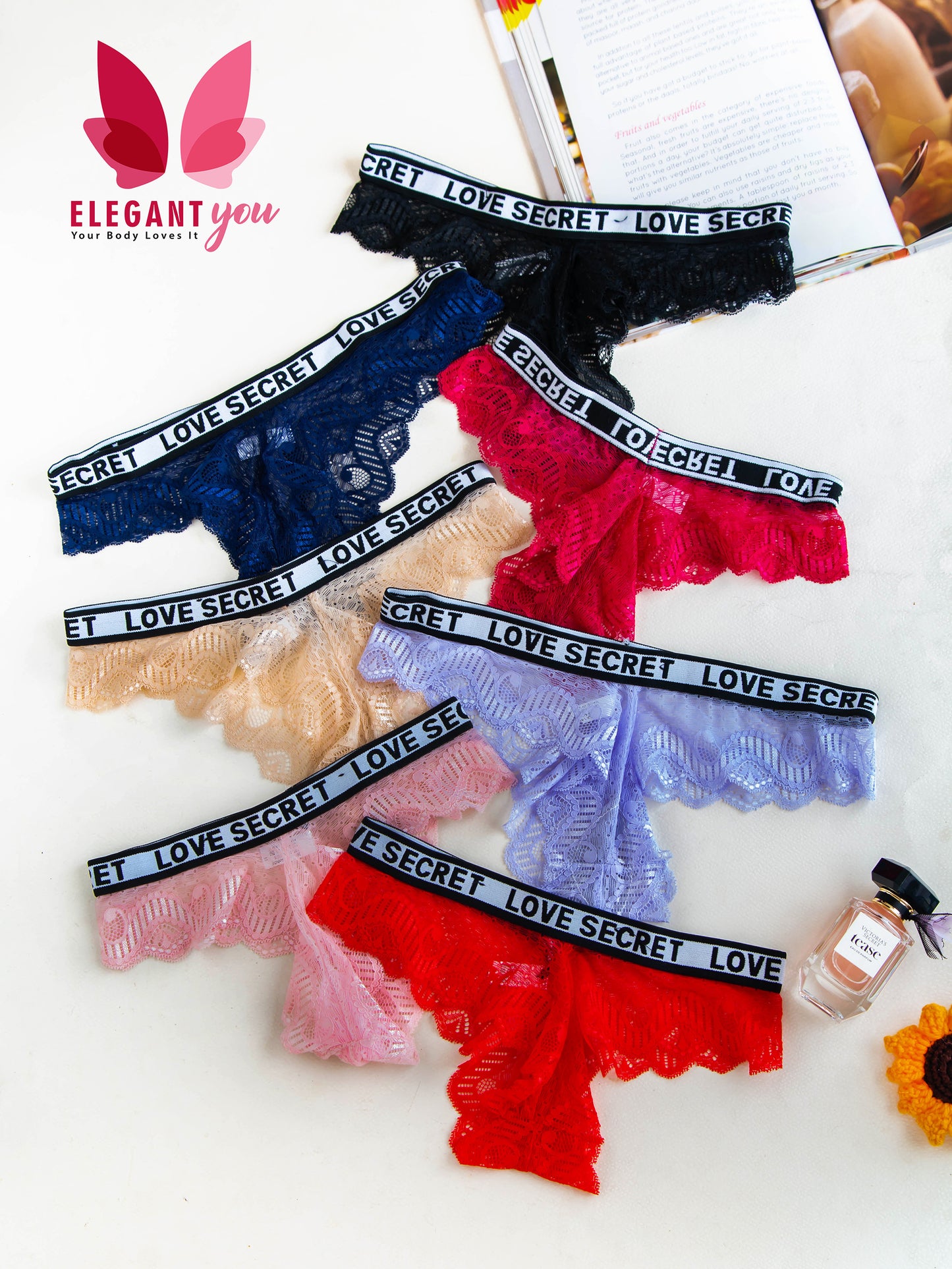 Elegant net Sexy Thong Panty