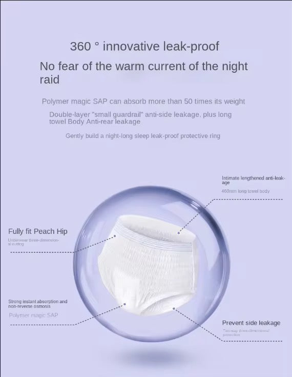 Top Nurse High-Waist Super Soft Disposable Sanitary Panties