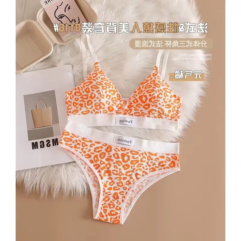 Daily Wear Flower Design Bra and Panty Set