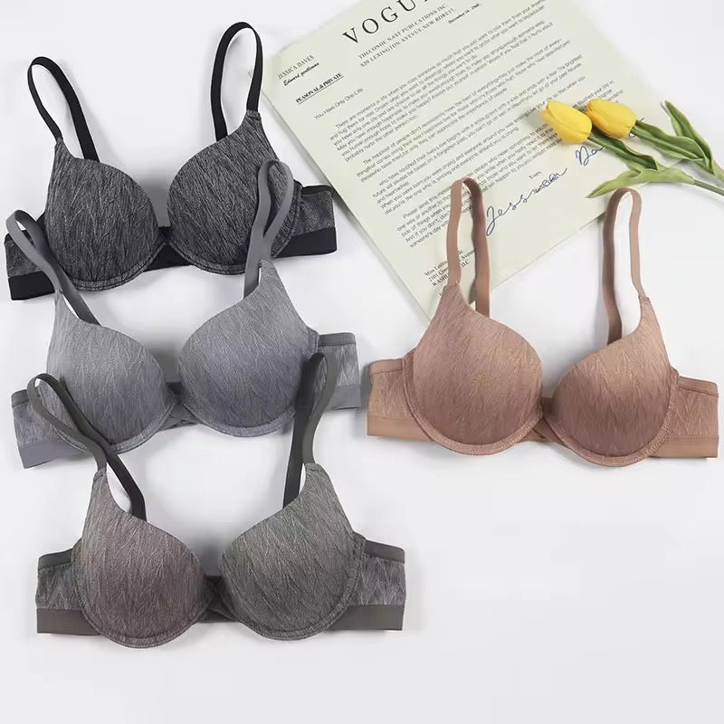 Demi Cup Padded Push-up Wired Bra