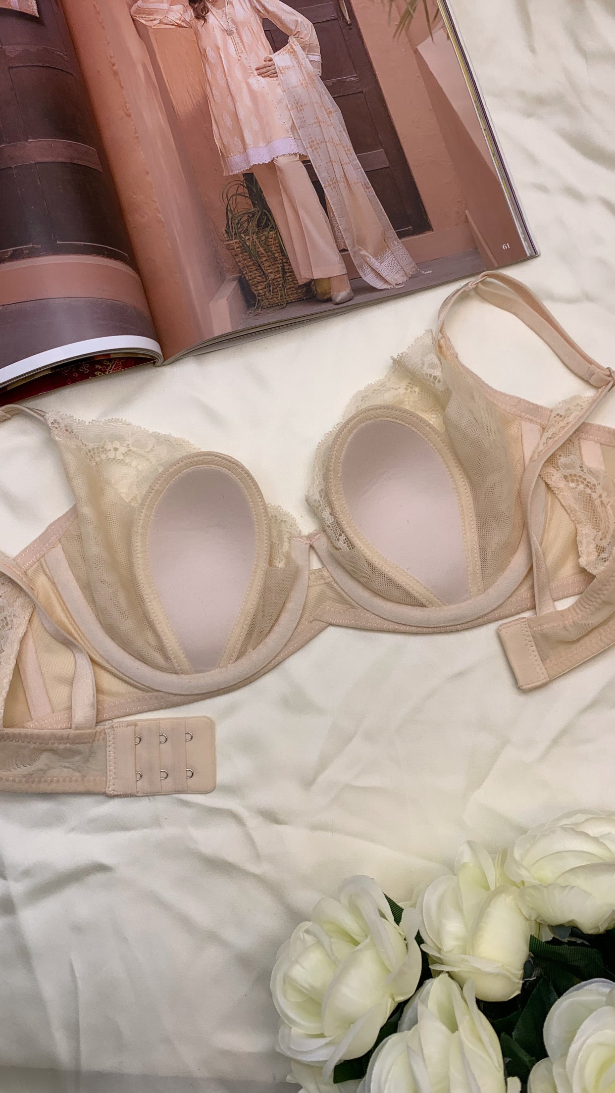 C Cupsize Seamless Wired Thin Pad Full coverage Bra