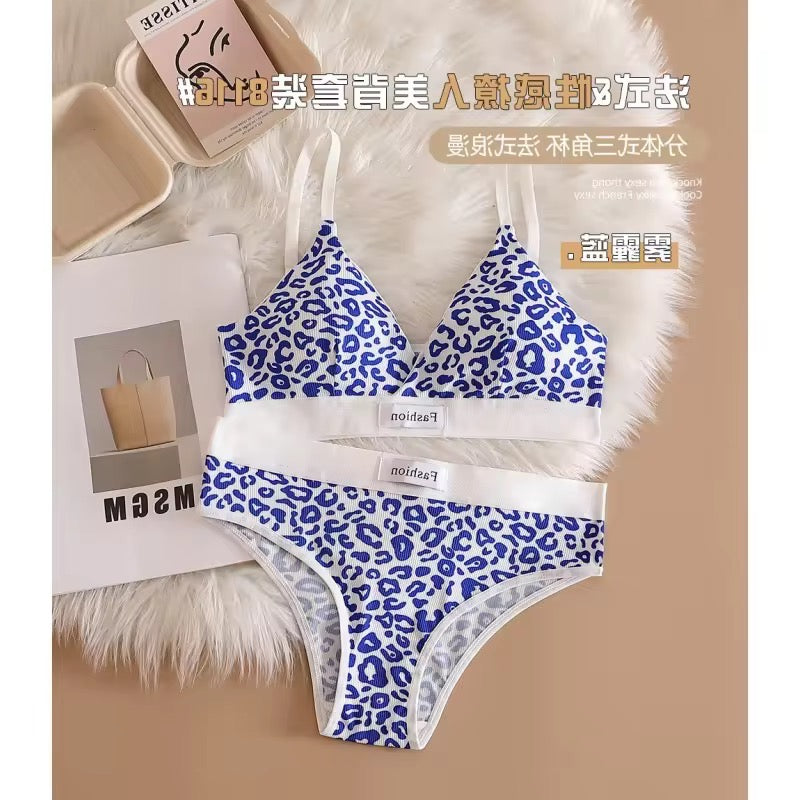 Daily Wear Flower Design Bra and Panty Set