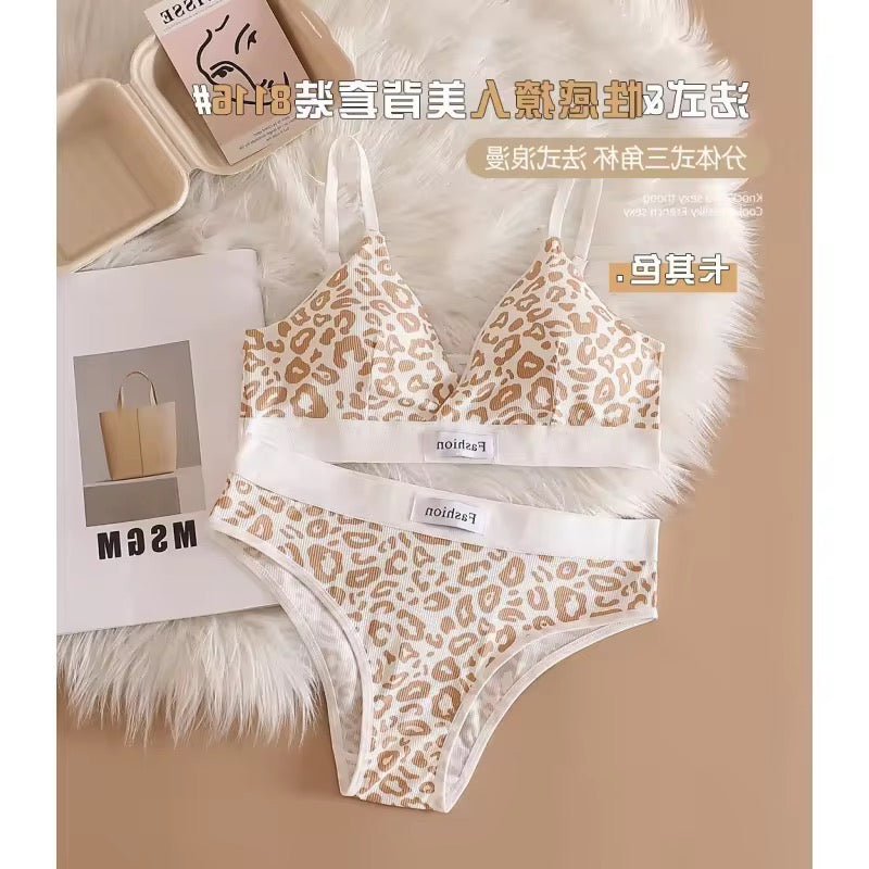 Daily Wear Flower Design Bra and Panty Set