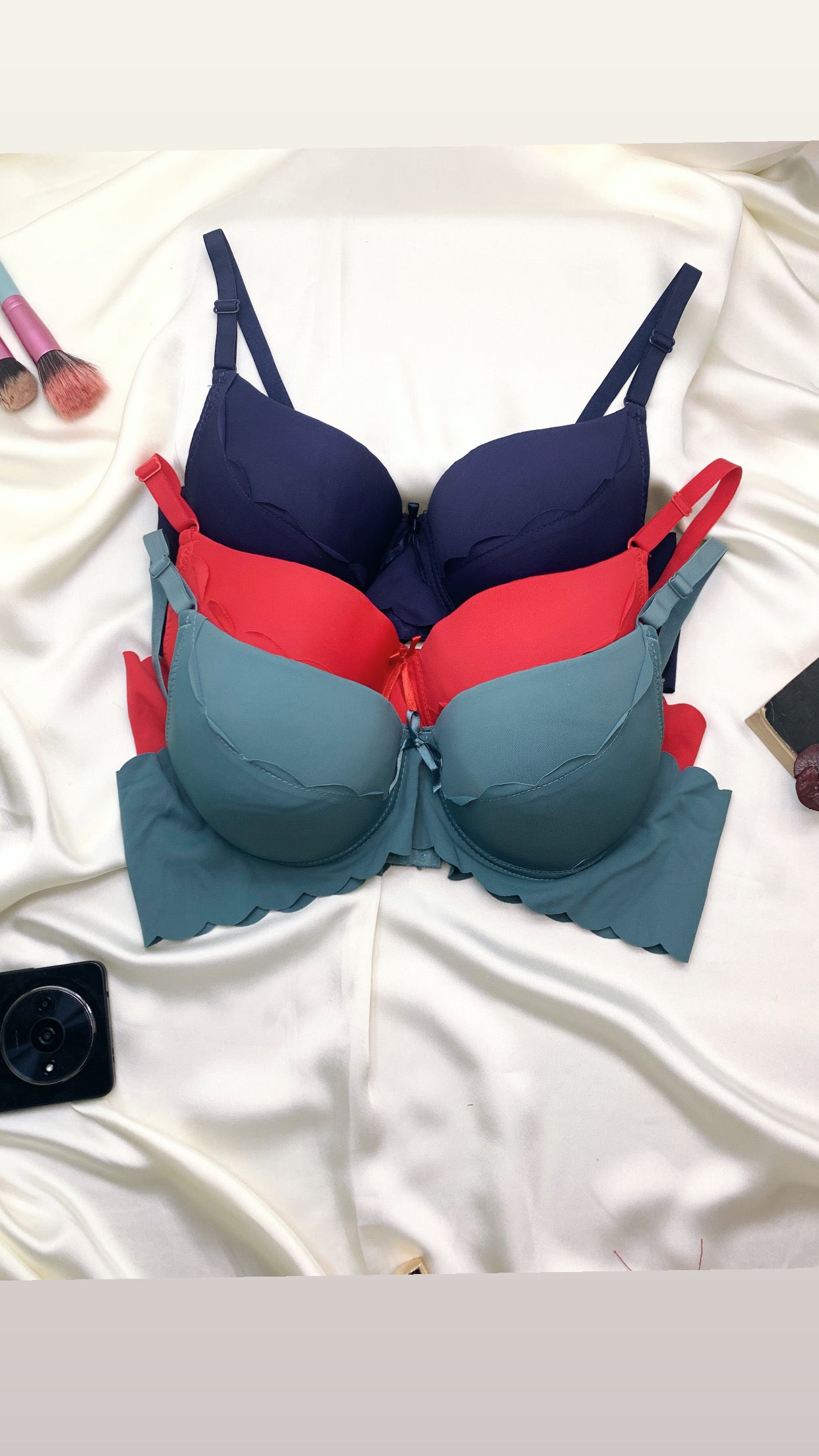 Plain Double Padded Pushup Wire Bra
