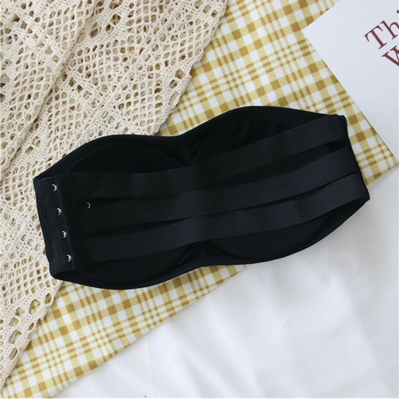 Soft Padded Strapless Bra With Removable Pads
