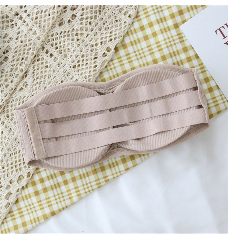 Soft Padded Strapless Bra With Removable Pads