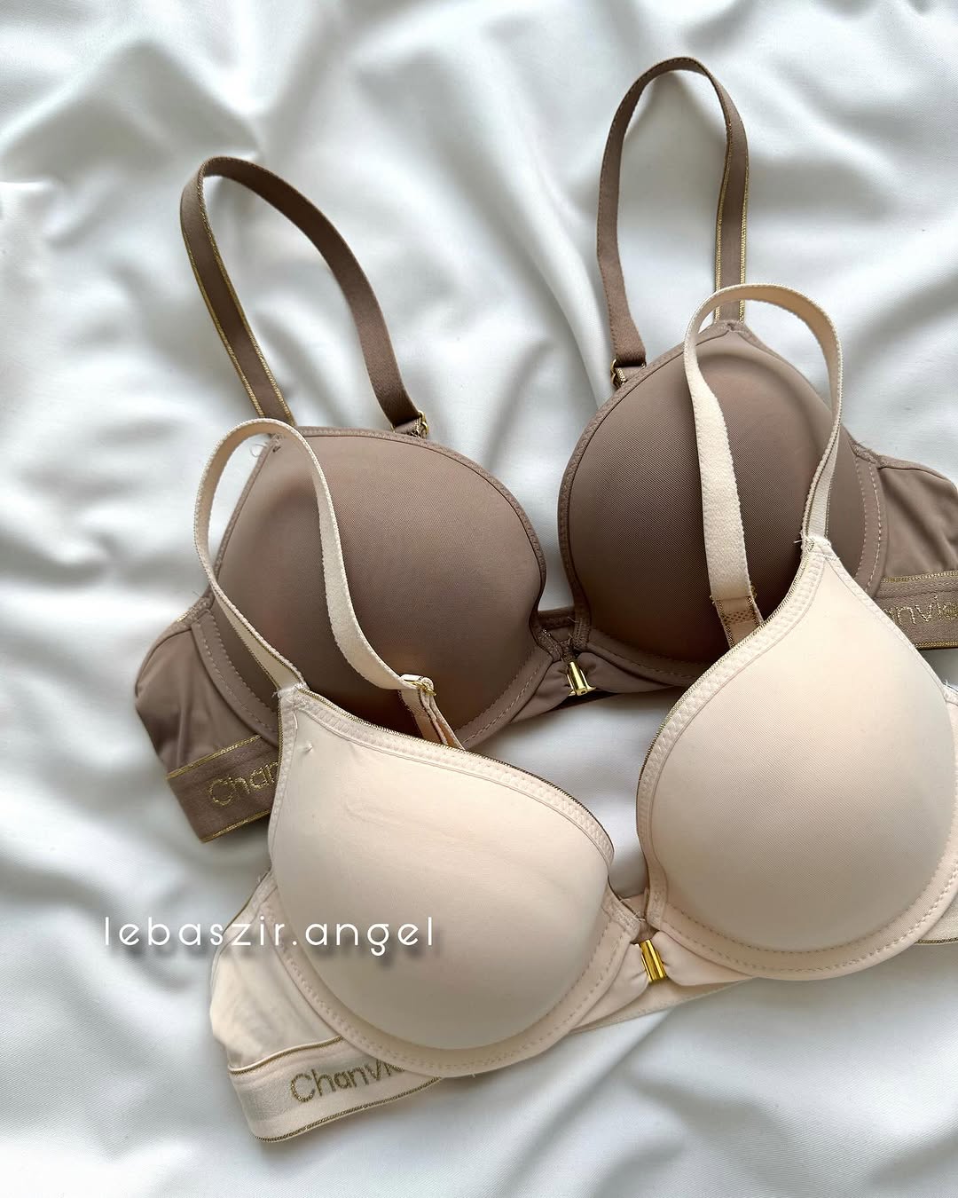Soft Double Padded Pushup Front Buckle Wire Bra