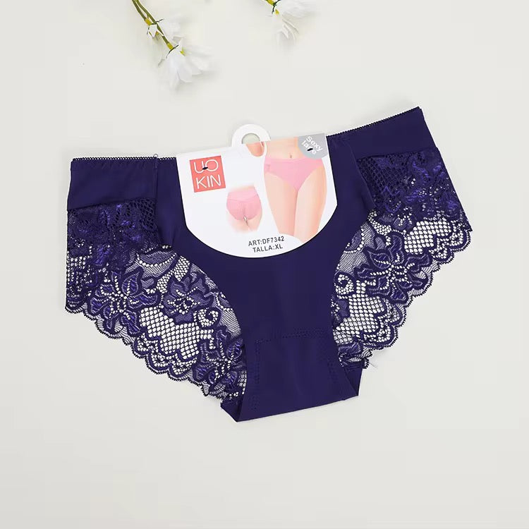 Seamless Ice Silk Lace Underwears K8011