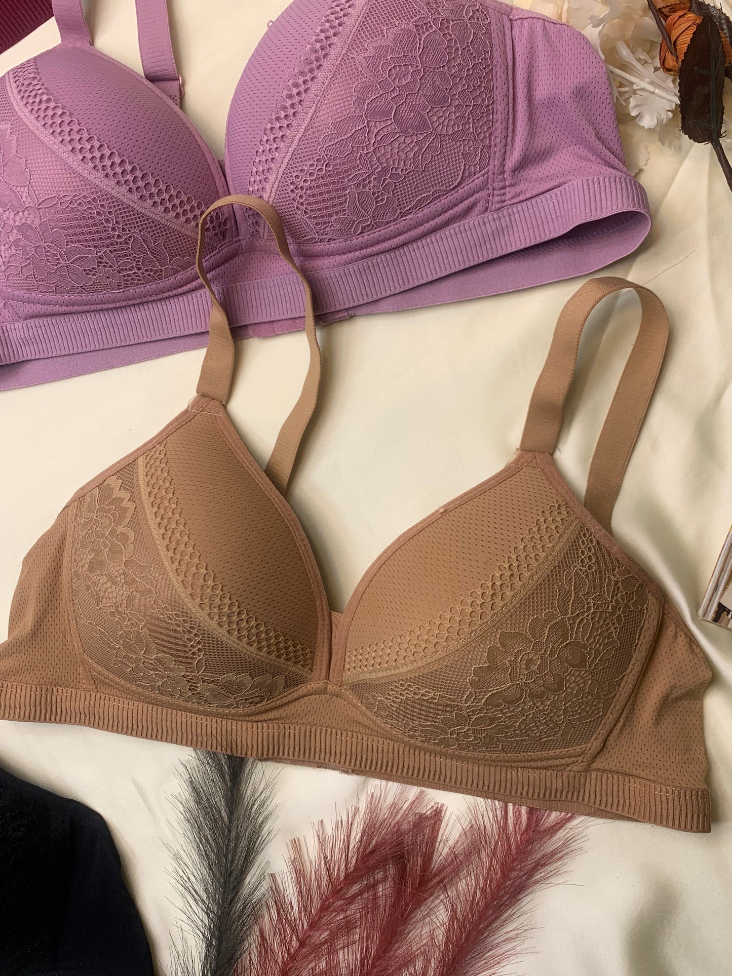 Full Coverage Thin Padded Non Wired Bra