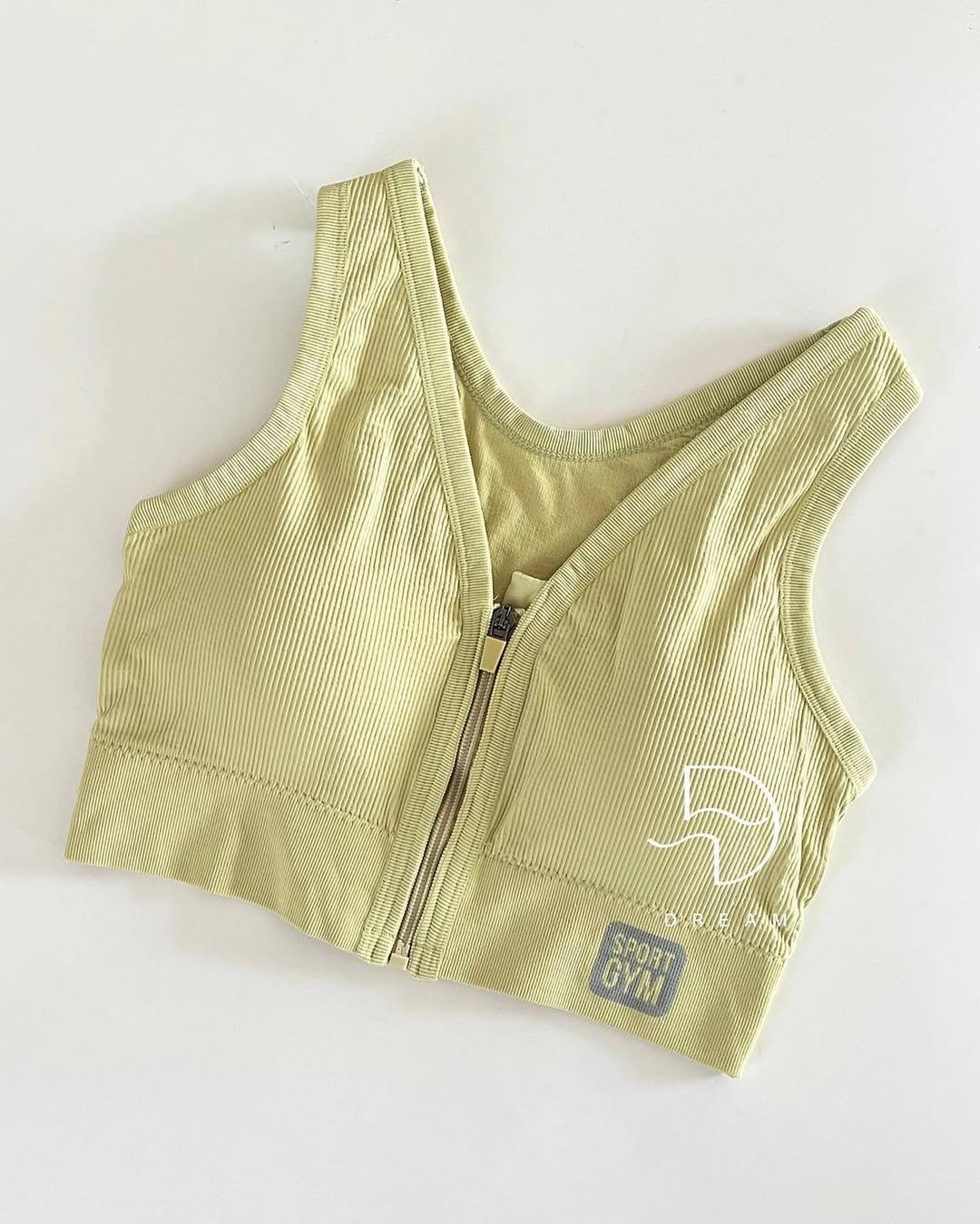 Front Zipper Sports Bra For Gym and Yoga 8857