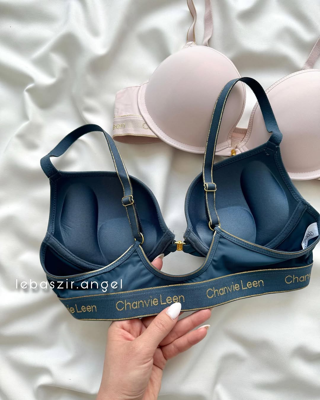 Soft Double Padded Pushup Front Buckle Wire Bra