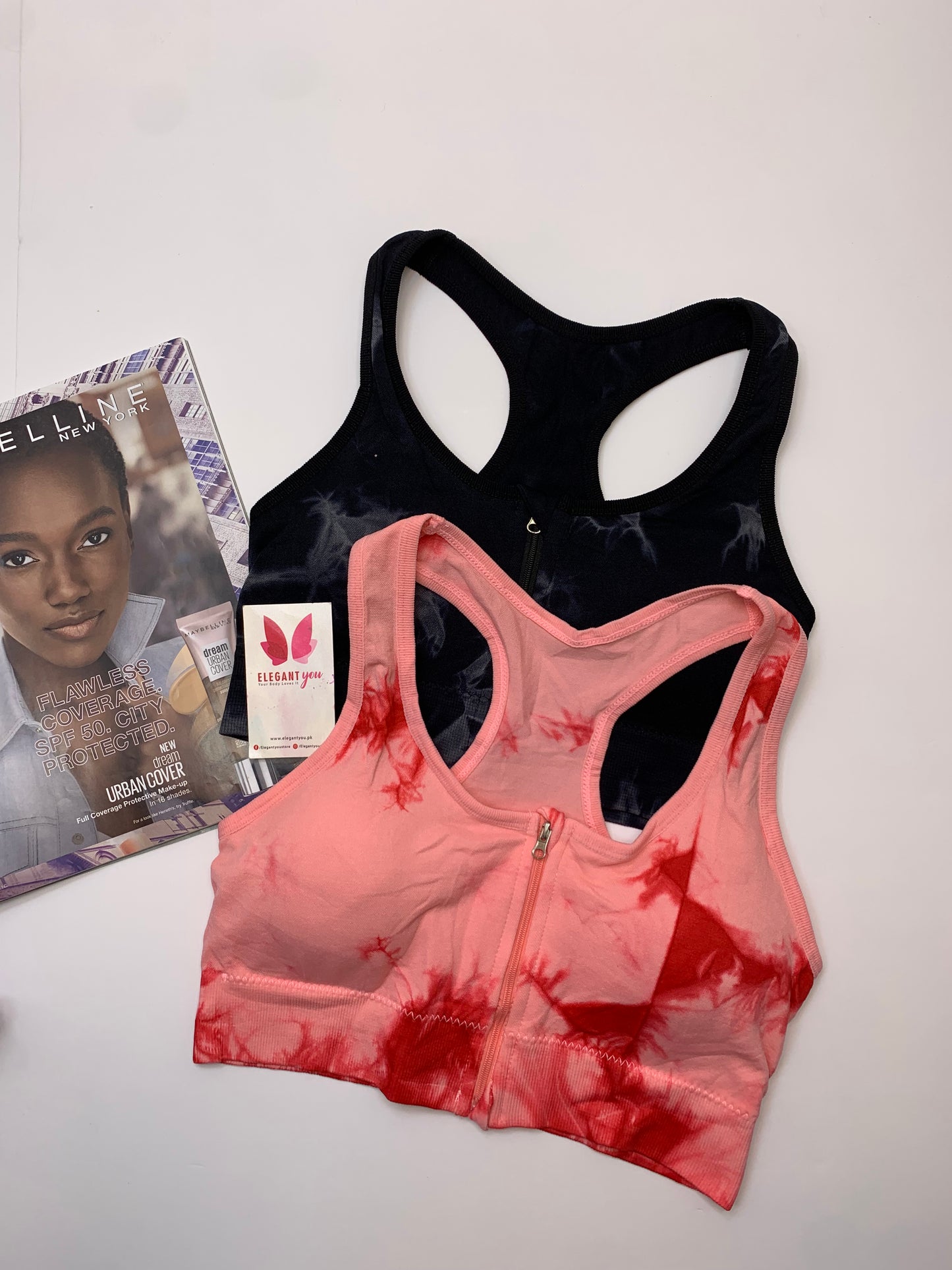 Stylish Tie and Dye Perfect Fit Sports Bra