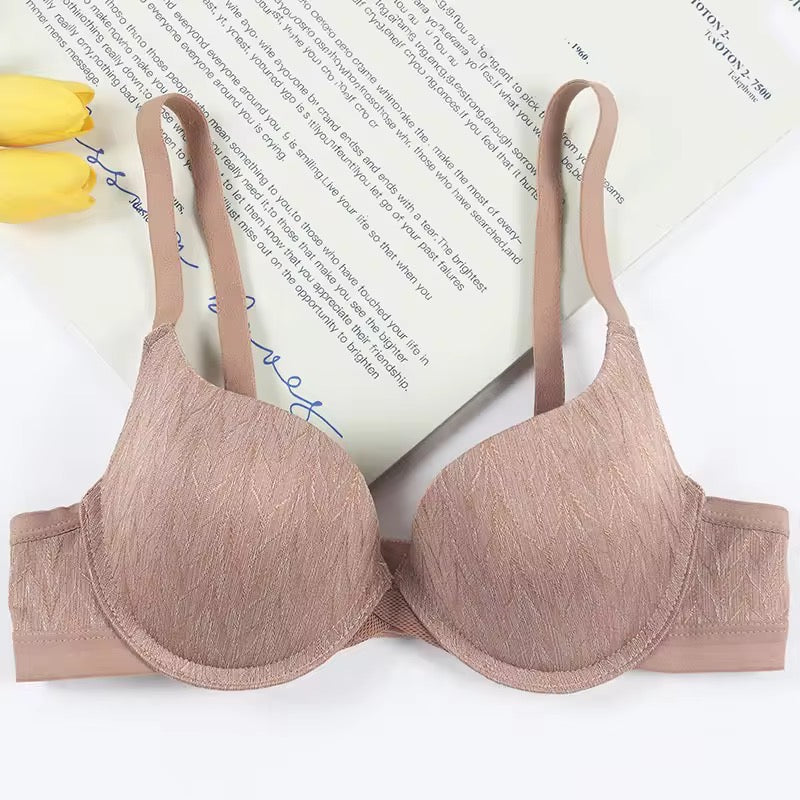 Demi Cup Padded Push-up Wired Bra