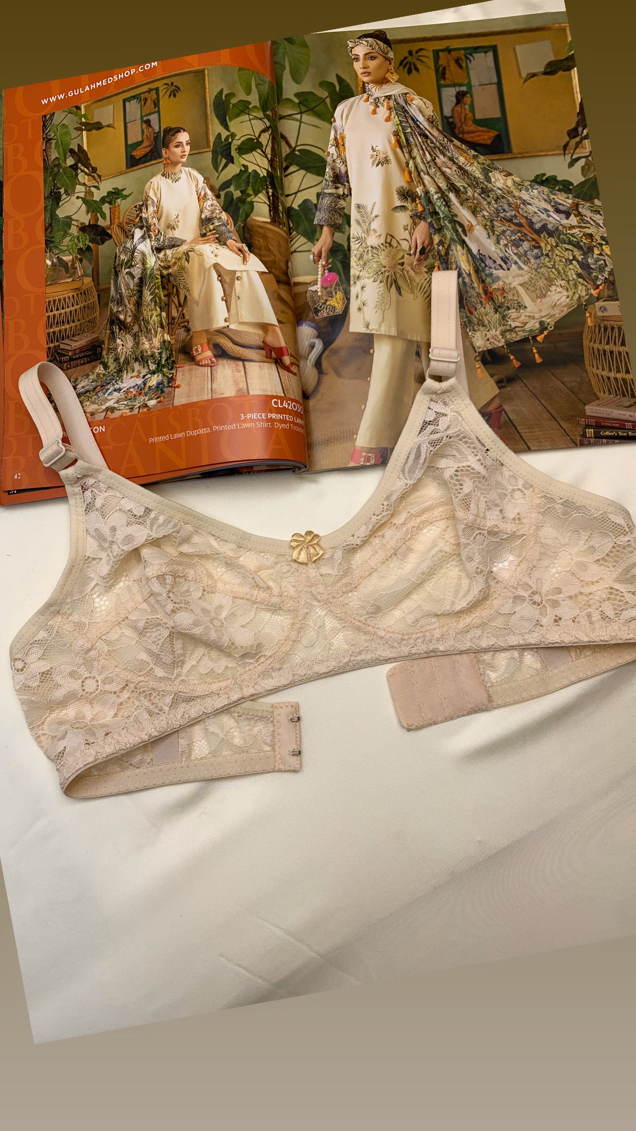 Skin Color Beautiful Cotton Net Daily Wear Bra