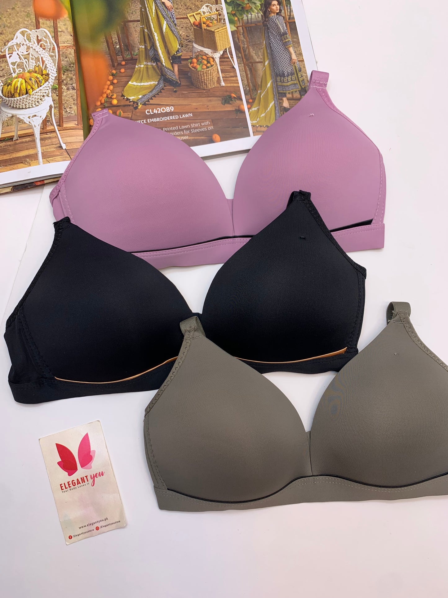 Seamless Soft Pushup T shirt bra