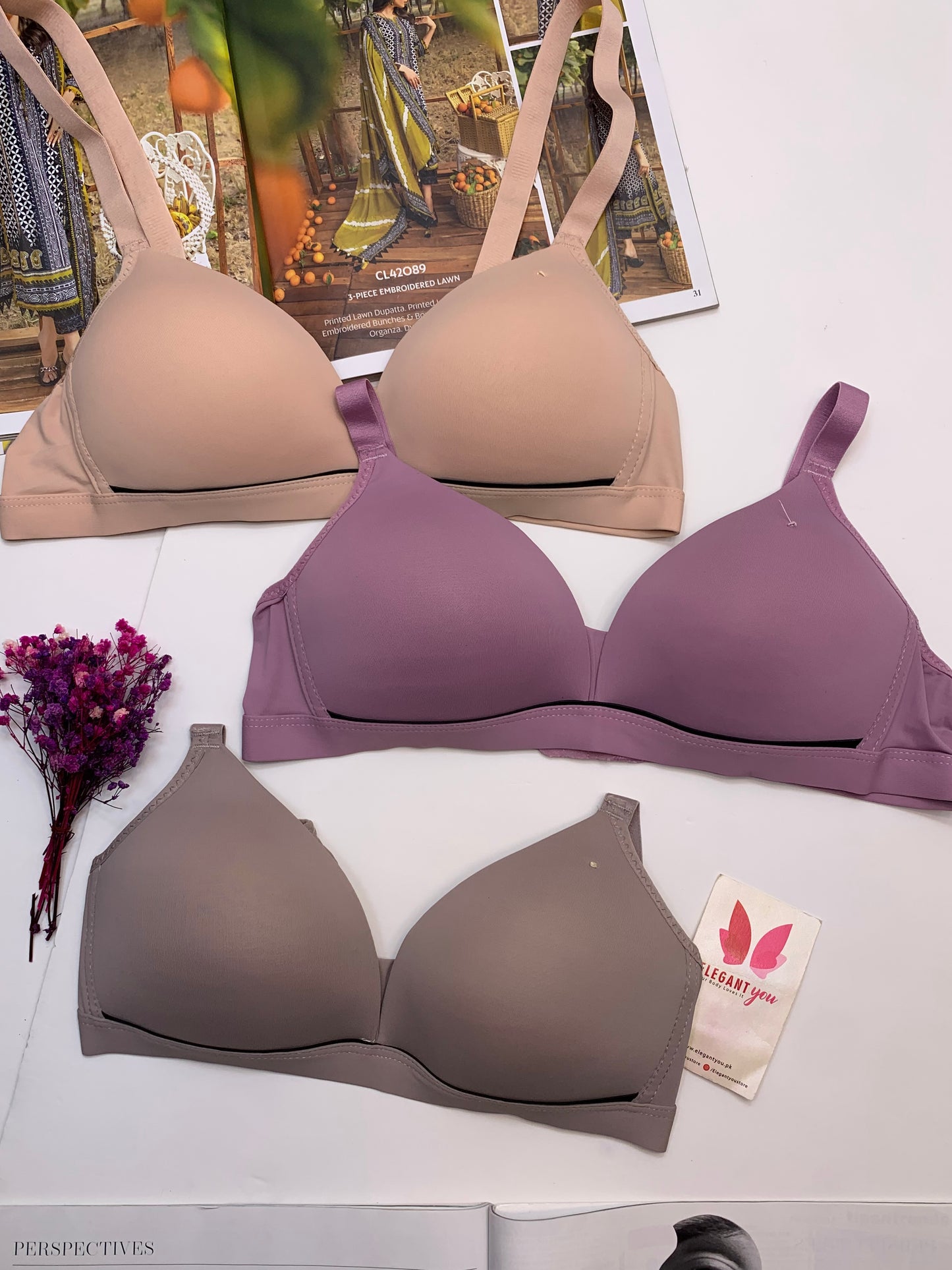 Seamless Soft Pushup T shirt bra