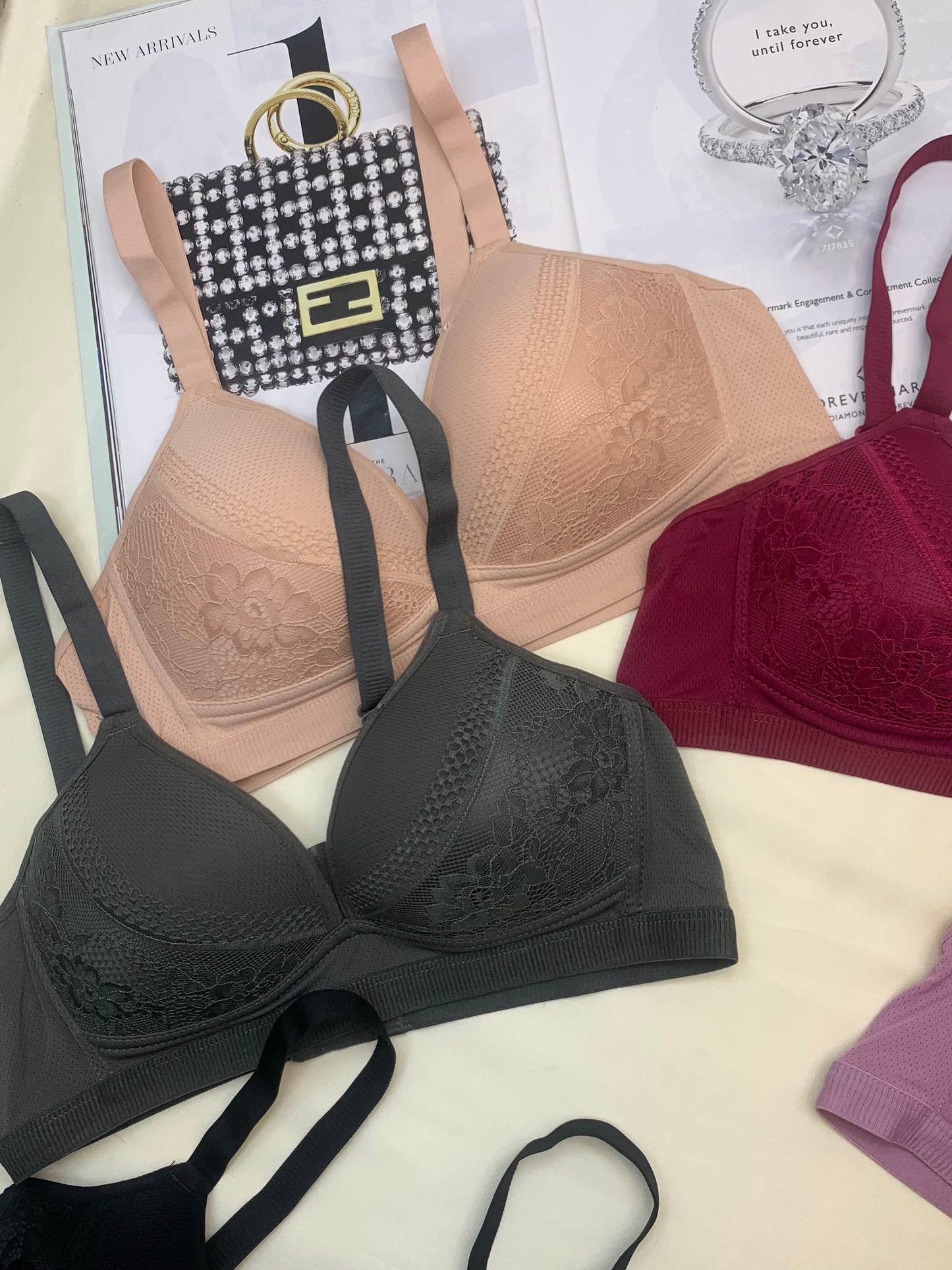 Full Coverage Thin Padded Non Wired Bra
