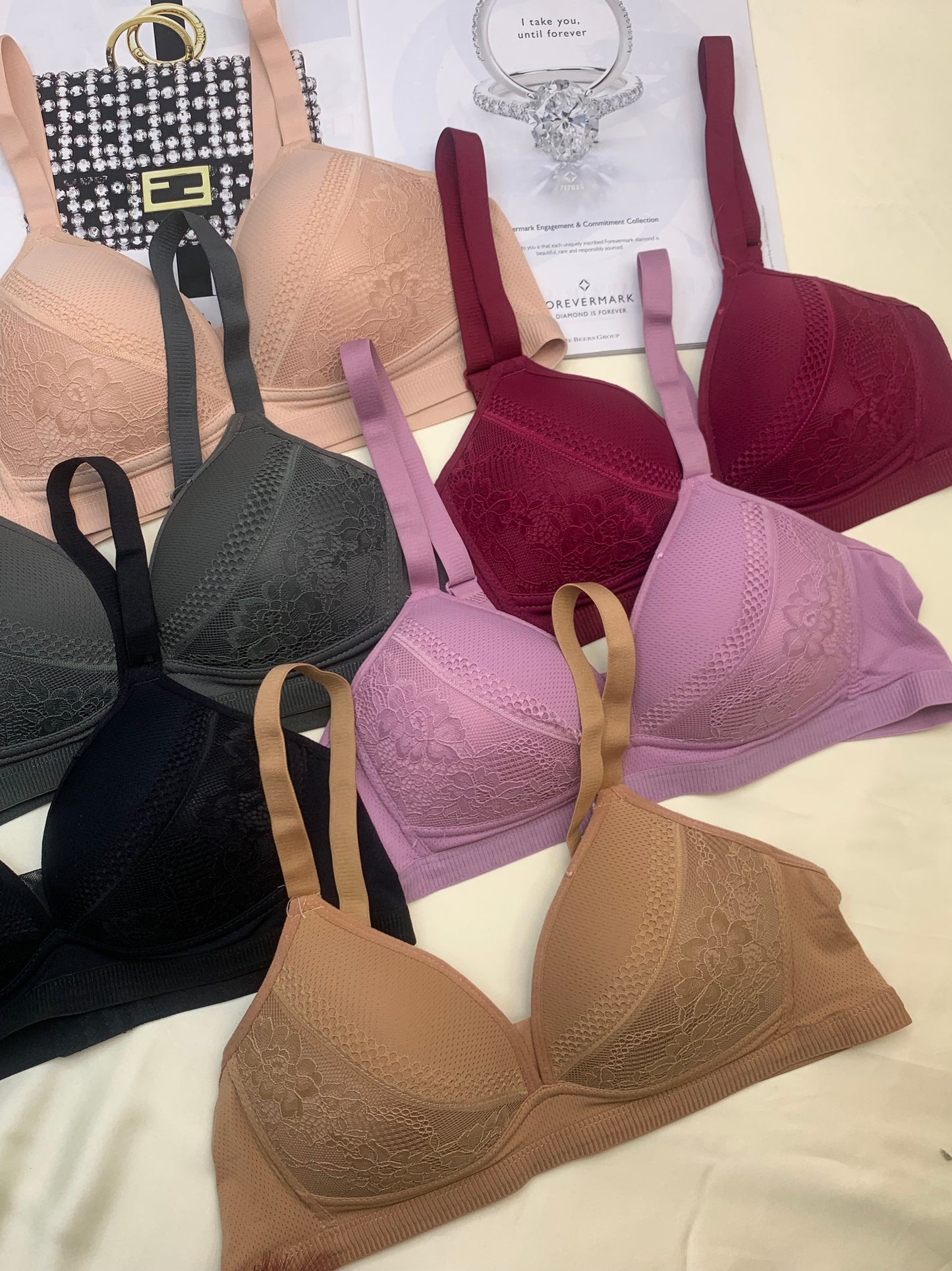 Full Coverage Thin Padded Non Wired Bra