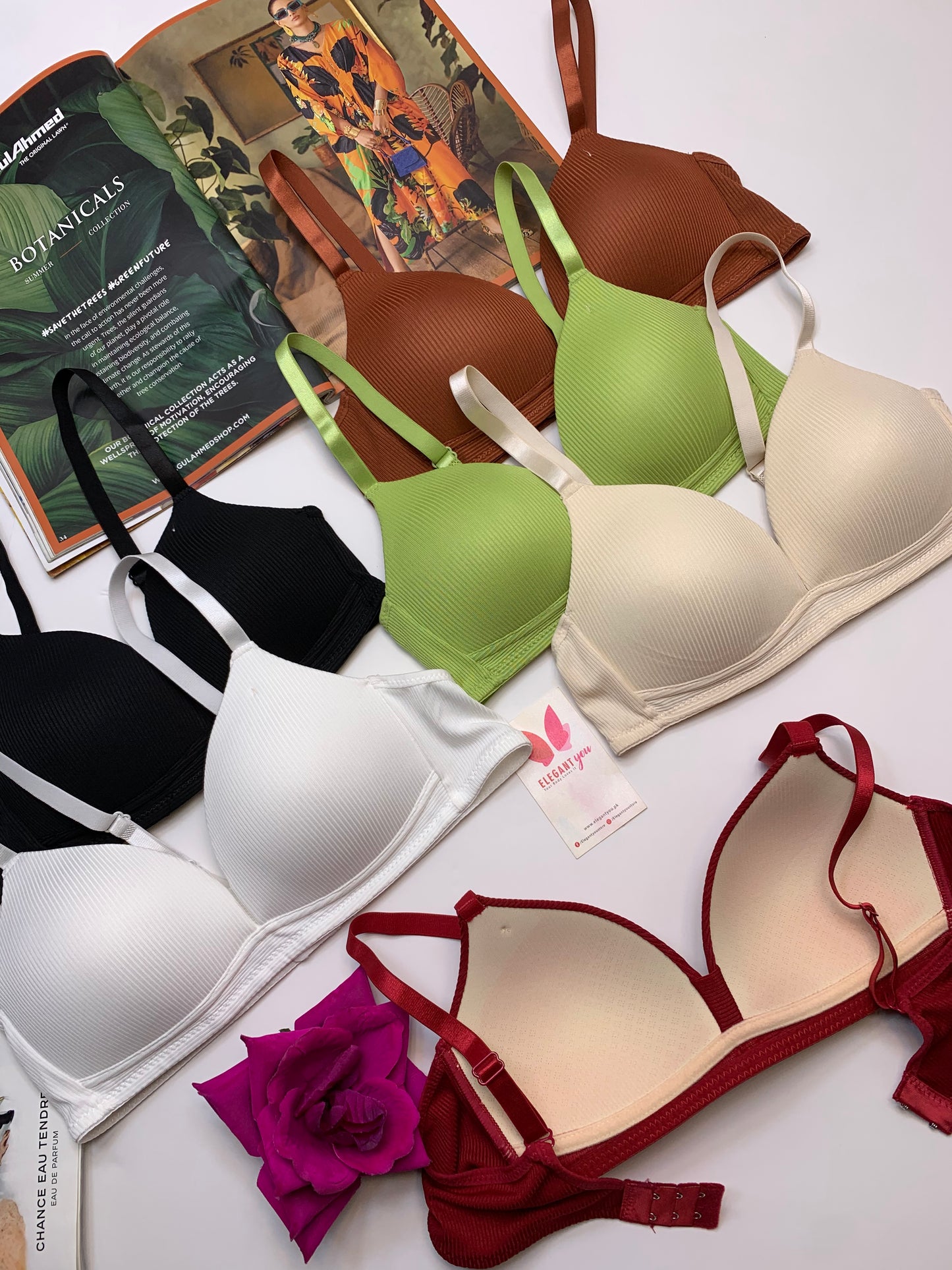 Breathable Non Wire Thin Pad T Shirt Summer Bra