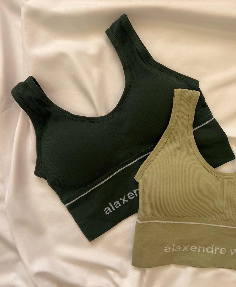 Plus Size Alexender Weng WIDE STRAP SPORTS BRA Free Size For (30-36)