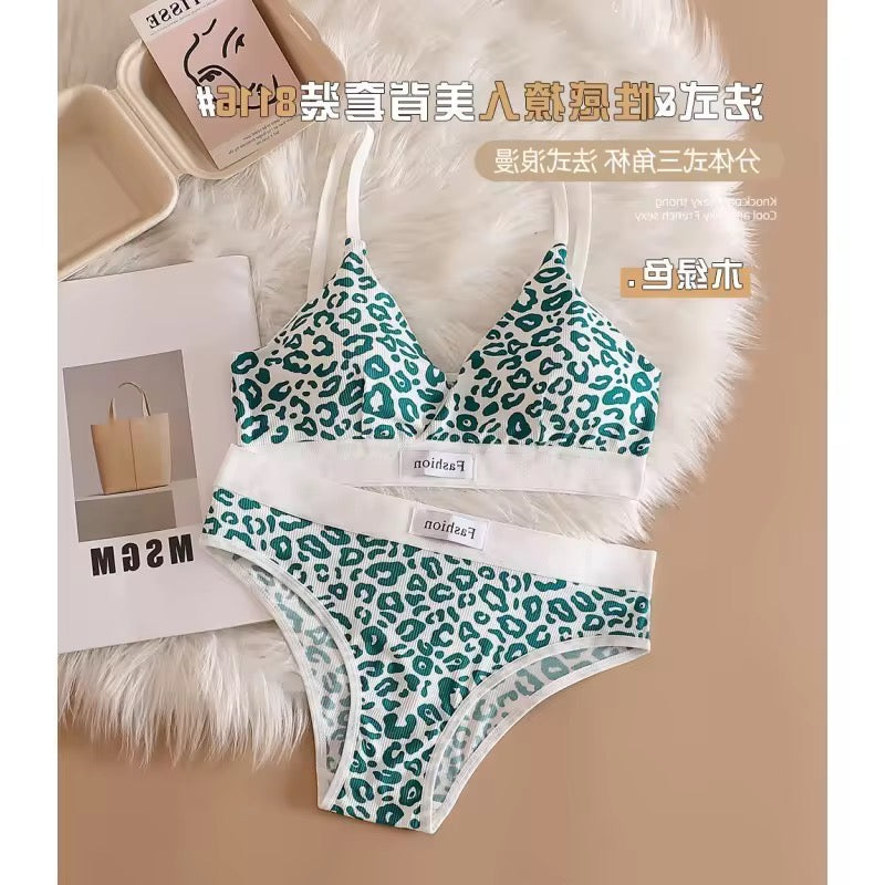 Daily Wear Flower Design Bra and Panty Set