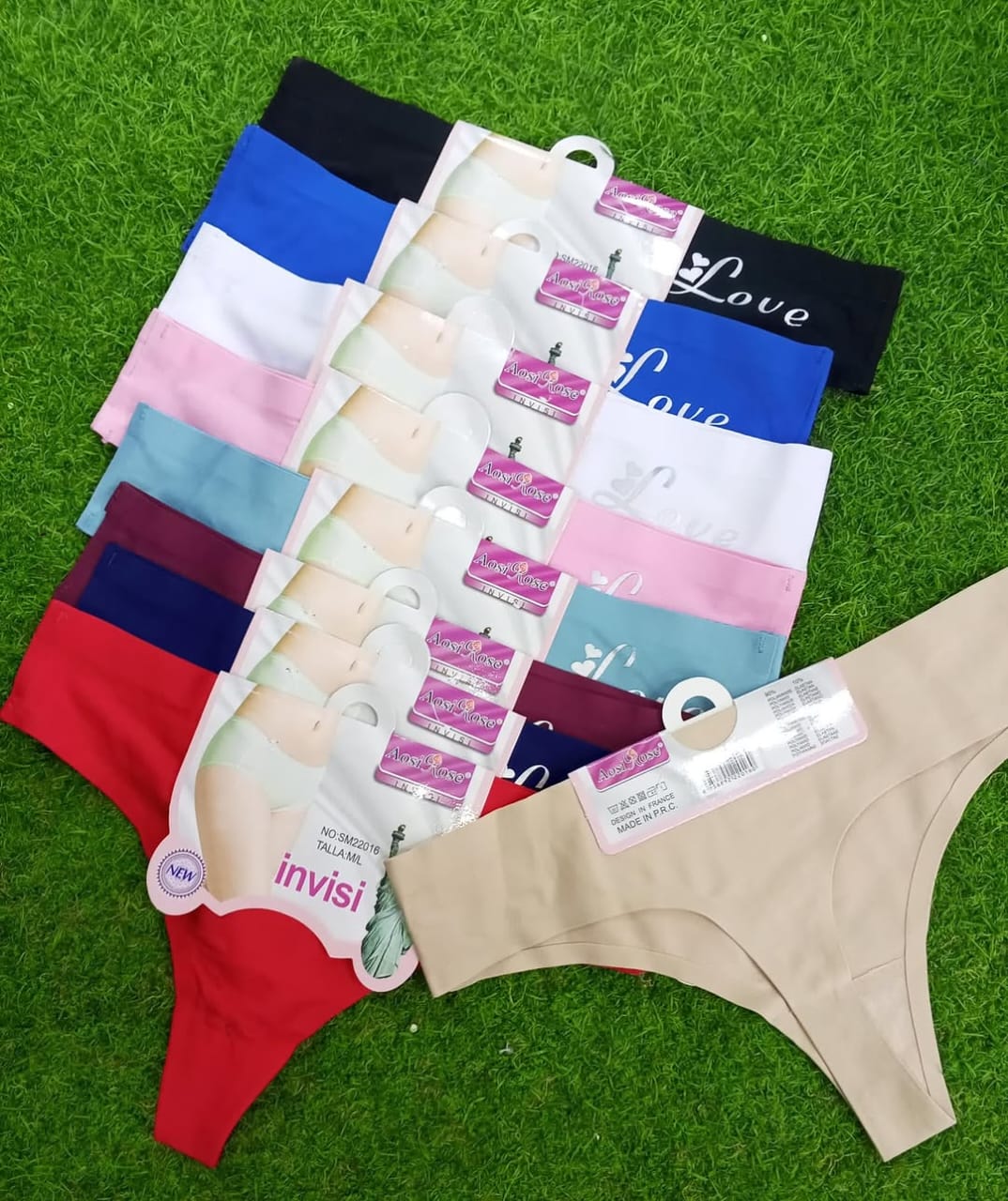 Seamless Ice Silk Love Underwears 21281
