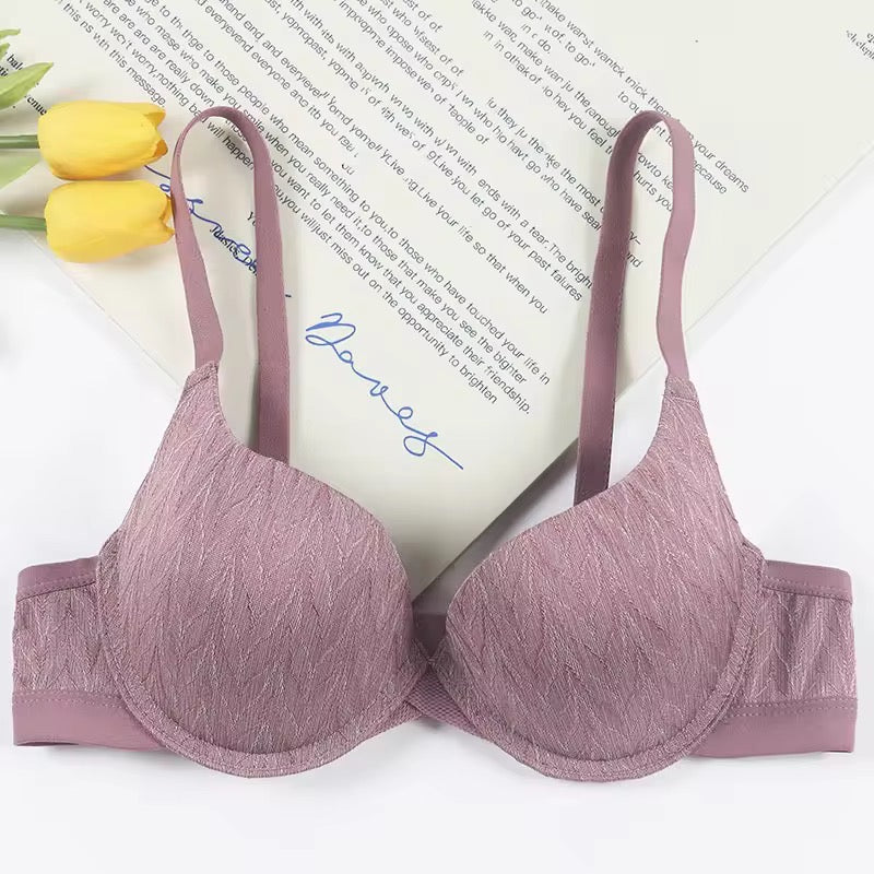 Demi Cup Padded Push-up Wired Bra