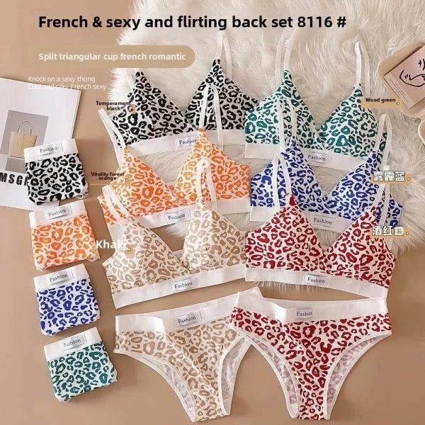 Daily Wear Flower Design Bra and Panty Set