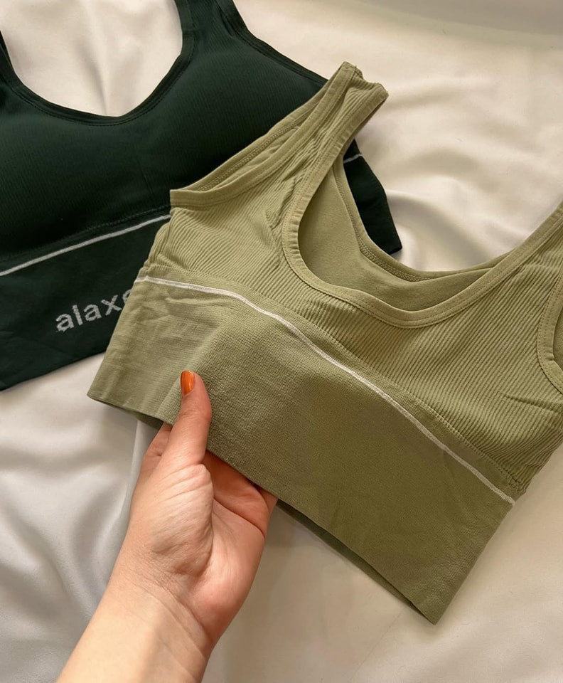 Plus Size Alexender Weng WIDE STRAP SPORTS BRA Free Size For (30-36)
