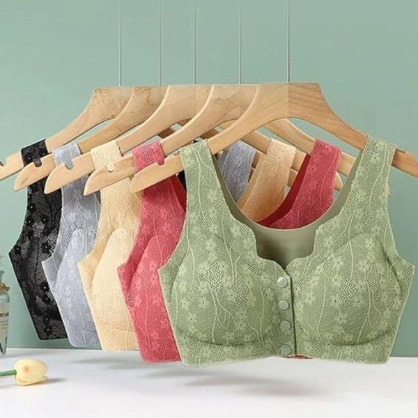Anti Rash Seamless Stuff Front Button Bra