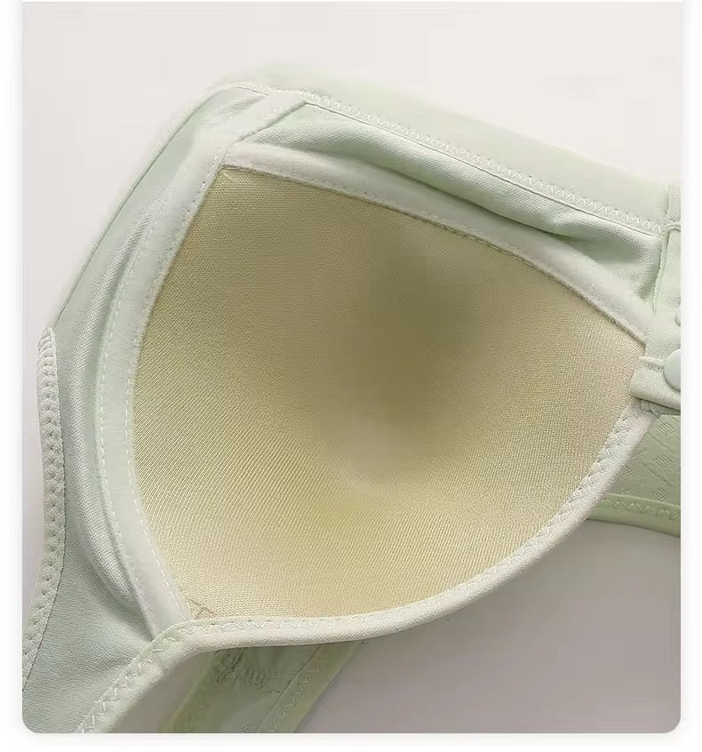 Wide Straps Front button Light Padded Bra