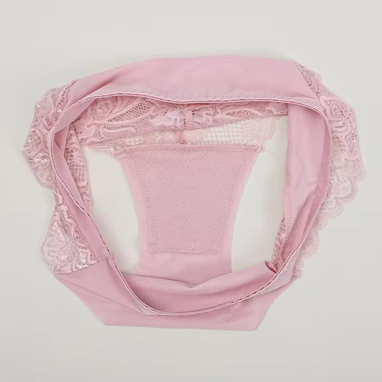 Seamless Ice Silk Lace Underwears K8011