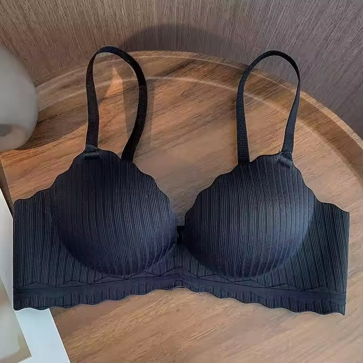 Seamless Double Padded Pushup No Wire Bra
