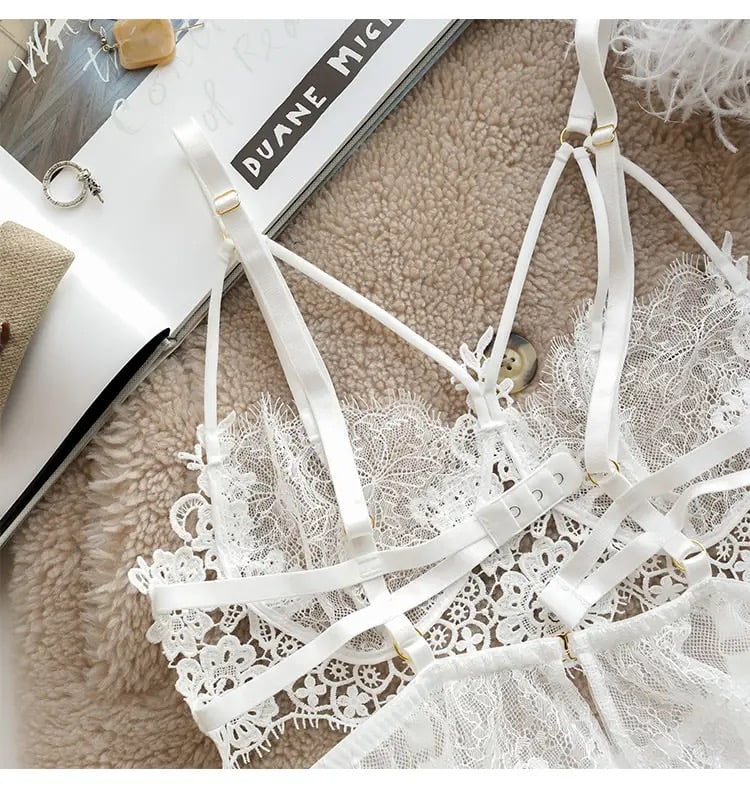 Baby Doll Elegant Net Nighty FreeSize