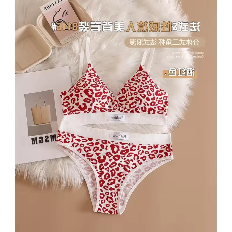 Daily Wear Flower Design Bra and Panty Set