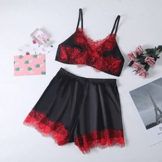Intimate 2 Piece Boxer and Brallete Set 6166